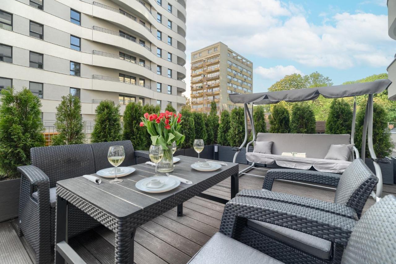 Apartments Ostsee Suntowers Taras Swinoujscie Kültér fotó