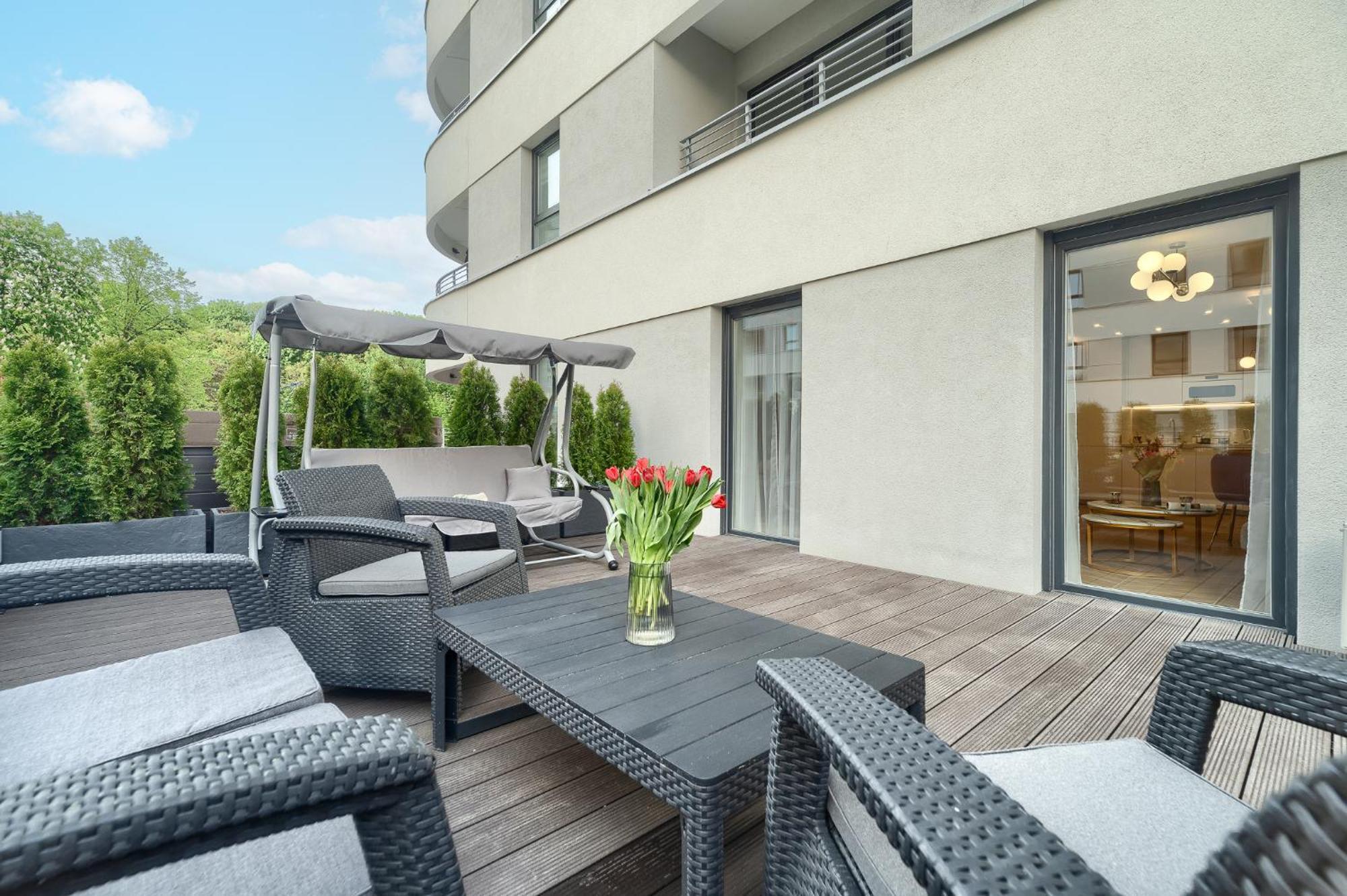 Apartments Ostsee Suntowers Taras Swinoujscie Kültér fotó